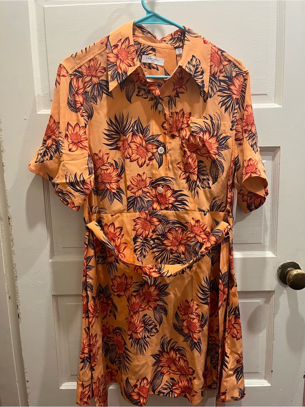 Equipment Adalaide Hawaiian print dress